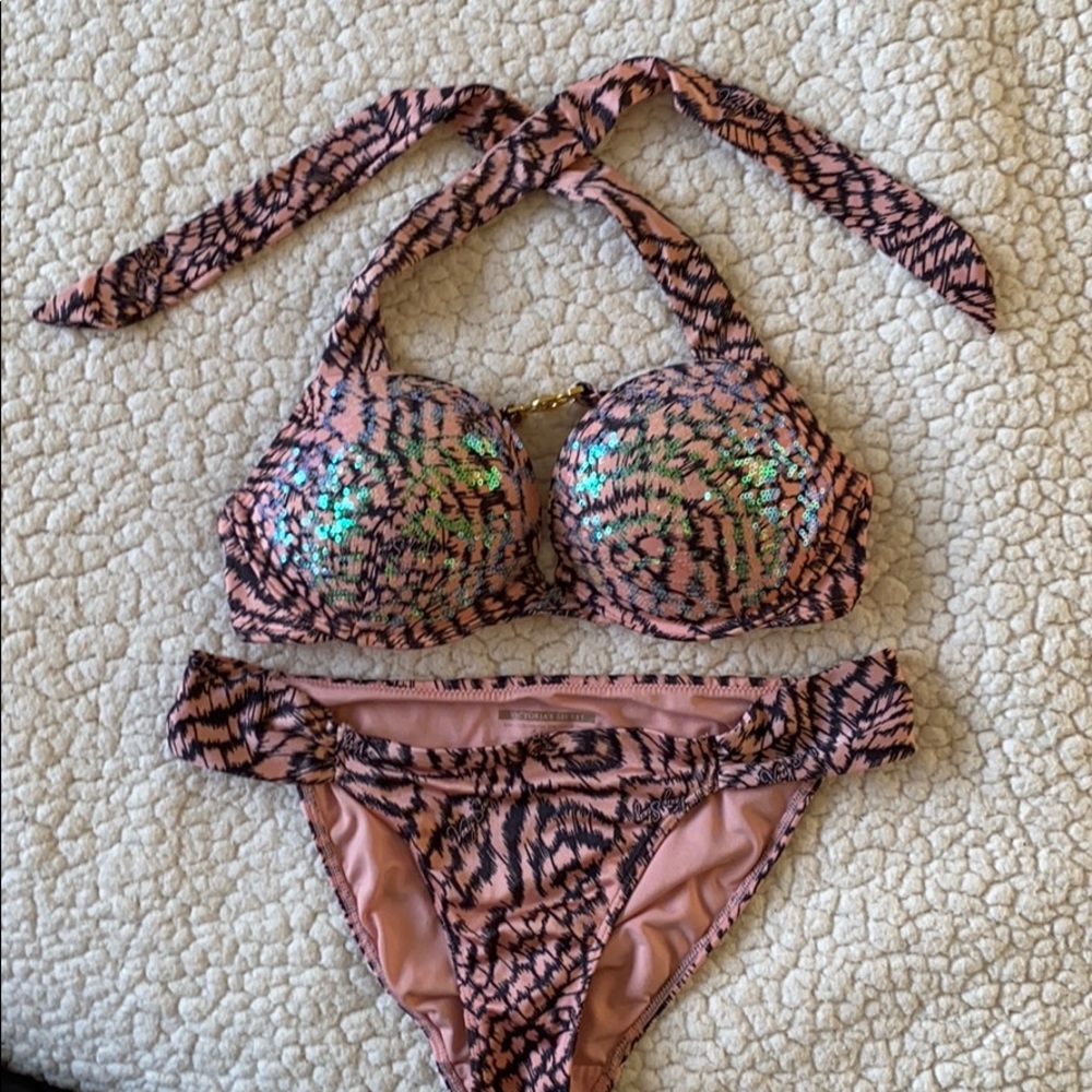 Victoria’s Secret sequin suit!
